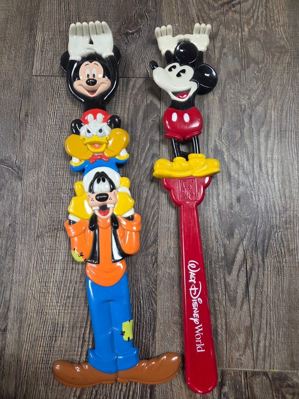 Vintage Disney Bundle Of 2 Collectable Backscratchers